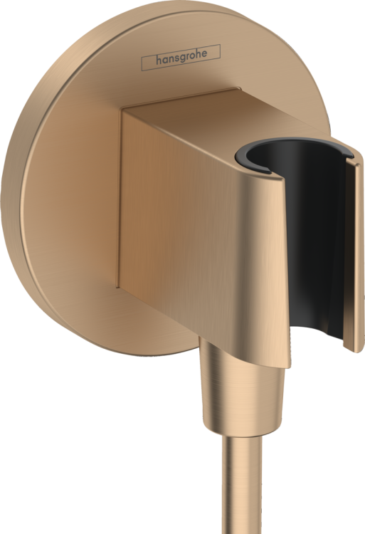 Шланговое подключение Hansgrohe FixFit S 26888140 шлифованная бронза