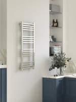 Полотенцесушитель водяной Сунержа Модус Pro 00-0450-1040 100x45 см, глянцевый хром, лесенка