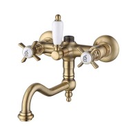 Смеситель для ванны с душем Caprigo Bristol 21-518-vot бронза Смеситель для ванны с душем Caprigo Bristol 21-518-vot бронза