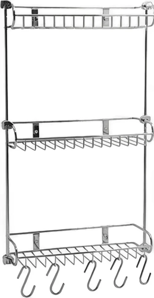 Полка Wasserkraft K-1433 3-ярусная, с крючками