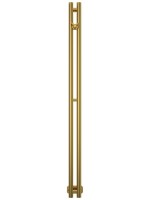 Полотенцесушитель водяной Сунержа Нюанс Pro 03-0412-1250 120x10 см, глянцевое золото, I-образный