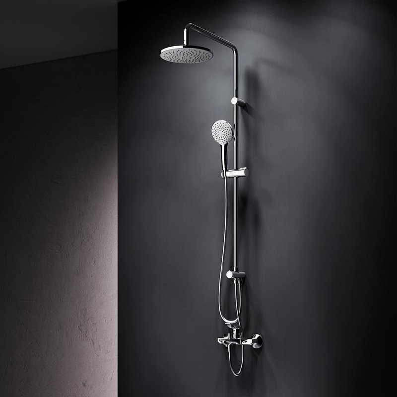 Душевая стойка AM.PM X-Joy F40885A34 со смесителем