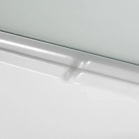 Душевая кабина DTO LM902L 120х80, с гидромассажем, профиль хром, стекло матовое