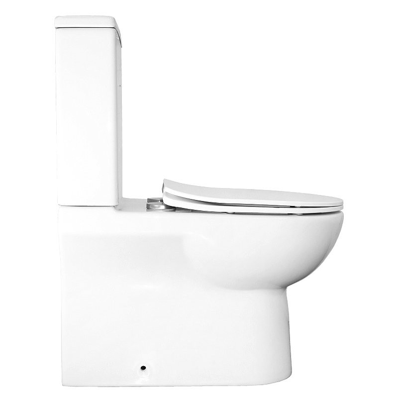 Унитаз-компакт напольный AZARIO Ambra AZ-848 глянцевый белый