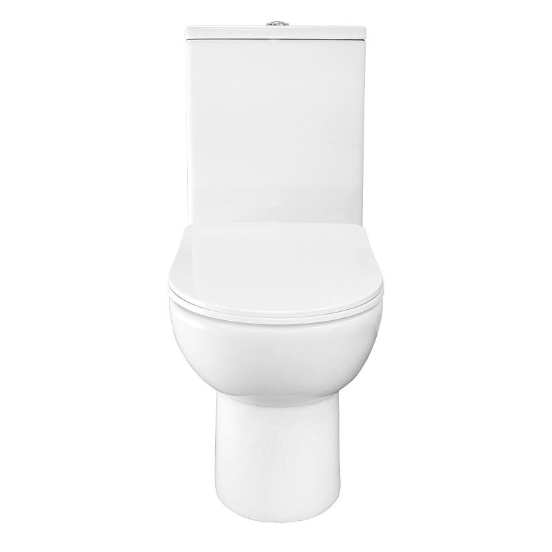 Унитаз-компакт напольный AZARIO Ambra AZ-848 глянцевый белый