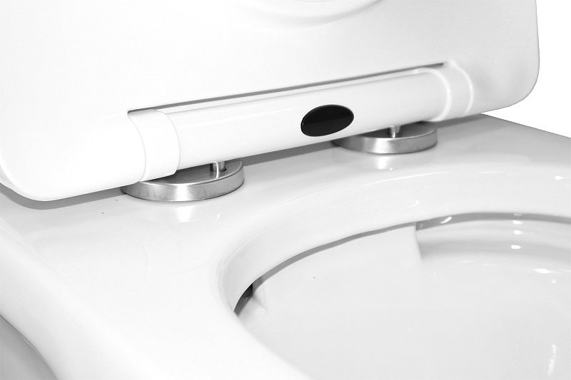 Унитаз-компакт напольный AZARIO Ambra AZ-848 глянцевый белый