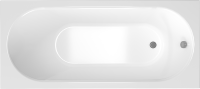 Акриловая ванна Timo Roha 1370 130x70 см, пристенная, белая, с каркасом