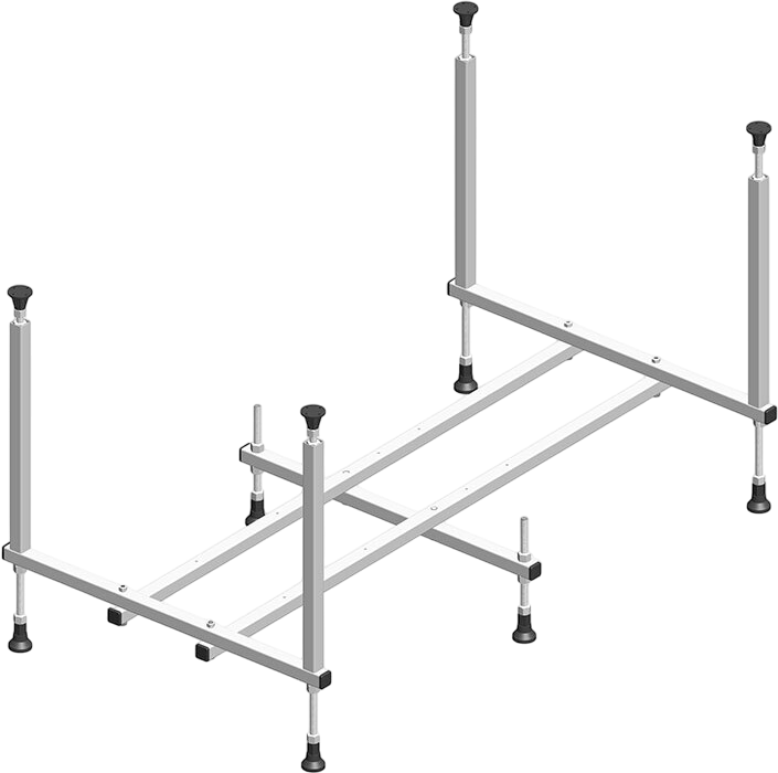 Акриловая ванна Timo Roha 1370 130x70 см, пристенная, белая, с каркасом