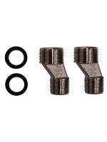 Смеситель для ванны с душем AZARIO Alanti AZ-K3032GR серый графит