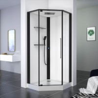 Душевая кабина Black&White Galaxy G8035 900х900х2150, с низким поддоном