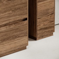 Мебель для ванной комнаты Sancos Libra Floor 100 дуб чарльстон, белая раковина CN7003