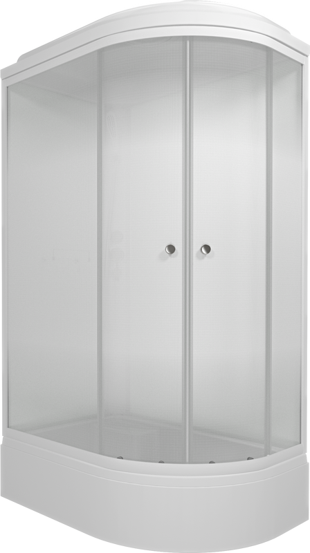 Душевая кабина Triton Коралл Лайт В левая 120х80 см, белая