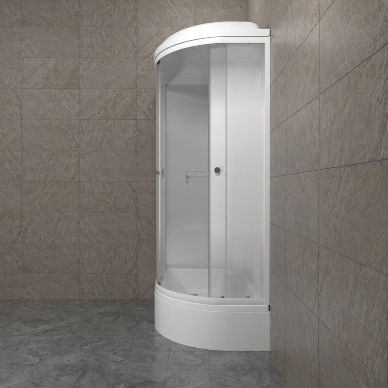 Душевая кабина Triton Коралл Лайт В левая 120х80 см, белая