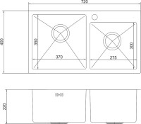 Мойка кухонная Mixline Pro 547241 черный графит