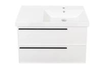 Тумба с раковиной La Fenice Elba Twin 90 подвесная, bianca, раковина Cubo 90 R