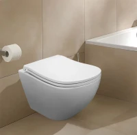 Унитаз подвесной AZARIO Etera AZ-118E-UQ3 безободковый, с микролифтом, глянцевый белый
