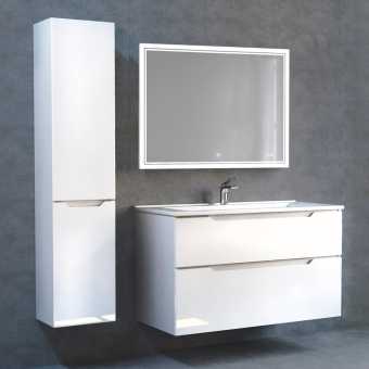 Мебель для ванной Jorno Slide 105, белая