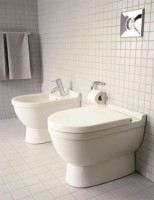 Унитаз приставной напольный Duravit Starck 3 0124090000