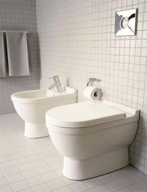 Унитаз приставной напольный Duravit Starck 3 0124090000