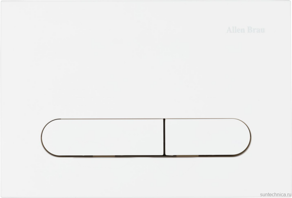 Кнопка смыва Allen Brau Project Color 9.2PR01.21 белая матовая