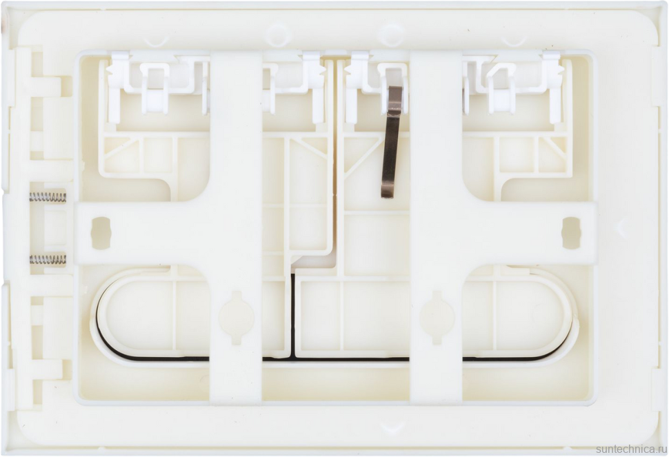 Кнопка смыва Allen Brau Project Color 9.2PR01.21 белая матовая