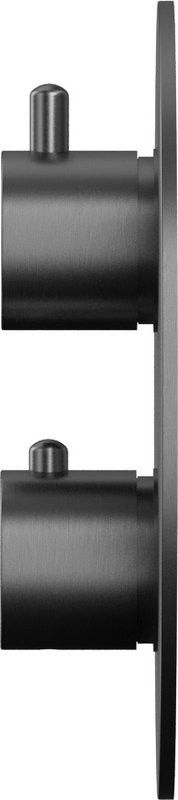 Термостатический смеситель встраиваемый WHITECROSS Y Y1236GM С ВНУТРЕННЕЙ ЧАСТЬЮ, для ванны с душем, оружейная сталь