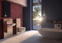 Умный унитаз подвесной Geberit AquaClean Mera Comfort 146.214.21.1 с системой удаления запахов, глянцевый хром