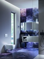 Умный унитаз подвесной Geberit AquaClean Mera Comfort 146.214.21.1 с системой удаления запахов, глянцевый хром