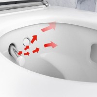 Умный унитаз подвесной Geberit AquaClean Mera Comfort 146.214.21.1 с системой удаления запахов, глянцевый хром