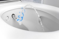 Умный унитаз подвесной Geberit AquaClean Mera Comfort 146.214.21.1 с системой удаления запахов, глянцевый хром