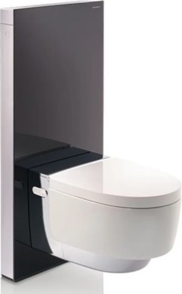 Умный унитаз подвесной Geberit AquaClean Mera Comfort 146.214.21.1 с системой удаления запахов, глянцевый хром