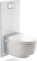 Умный унитаз подвесной Geberit AquaClean Mera Comfort 146.214.21.1 с системой удаления запахов, глянцевый хром