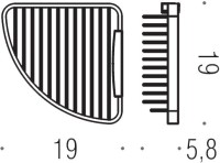 Полка Colombo Design Angolari B9649