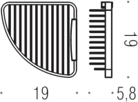 Полка Colombo Design Angolari B9649 Полка Colombo Design Angolari B9649