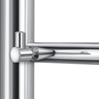 Полотенцесушитель электрический Secado Триада 1 КСП 105x55 см, подключение справа, глянцевый хром, лесенка, с полкой