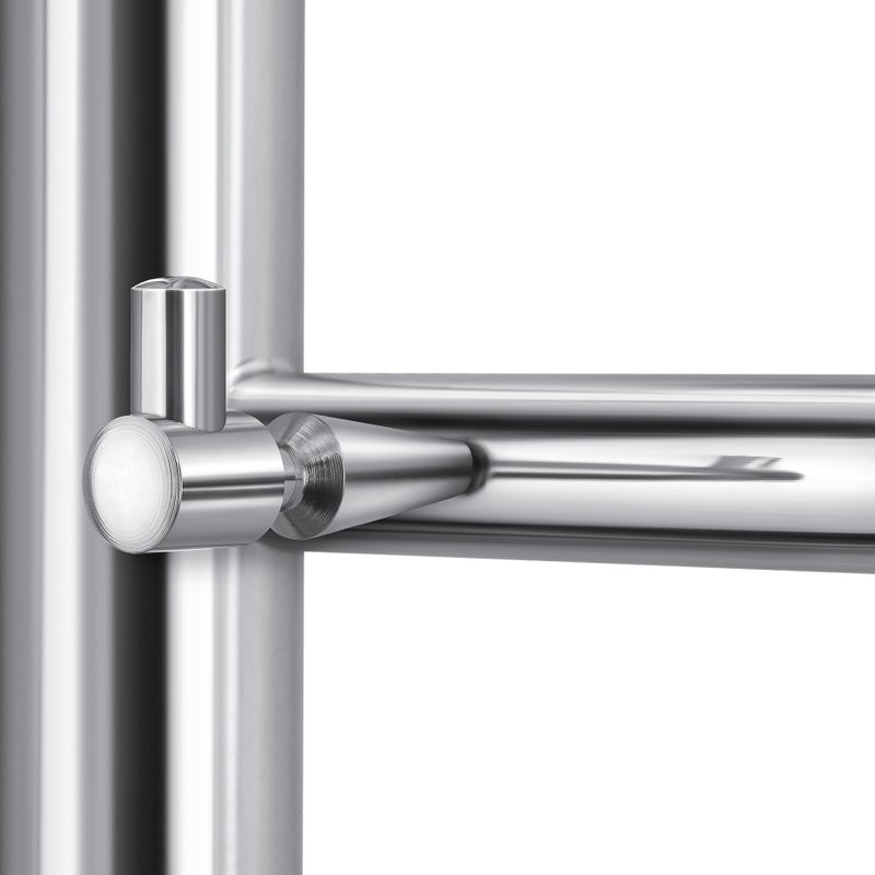 Полотенцесушитель электрический Secado Триада 1 КСП 105x55 см, подключение справа, глянцевый хром, лесенка, с полкой