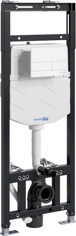 Система инсталляции для унитазов Wasserkraft Alme 15TLT.010.ME.WM04 с кнопкой смыва матовой белой