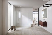 Умный унитаз подвесной Geberit AquaClean Sela 146.224.21.1 вставка глянцевый хром