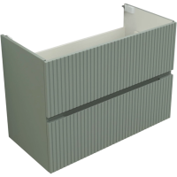 Тумба с раковиной Aquanet Джейн 90 подвесная, мисти грин