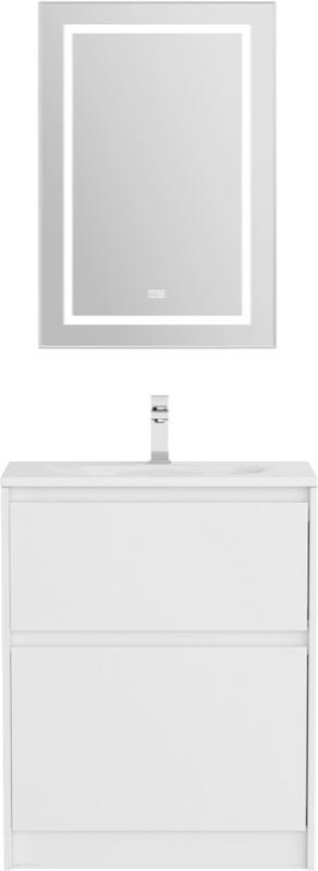 Мебель для ванной комнаты BelBagno Kraft 39 70 напольная, bianco opaco, раковина BB-8099-3-70