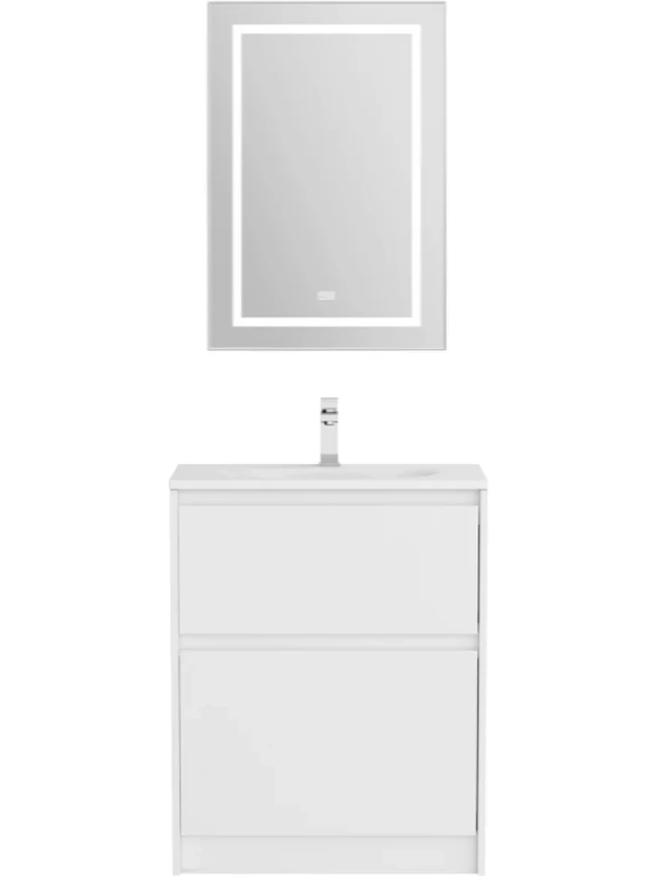 Мебель для ванной комнаты BelBagno Kraft 39 70 напольная, bianco opaco, раковина BB-8099-3-70