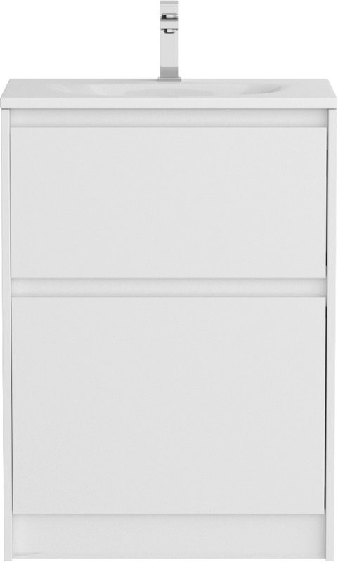 Мебель для ванной комнаты BelBagno Kraft 39 70 напольная, bianco opaco, раковина BB-8099-3-70