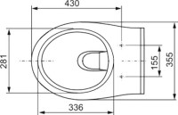 Унитаз подвесной TECE V04 9700004 с микролифтом