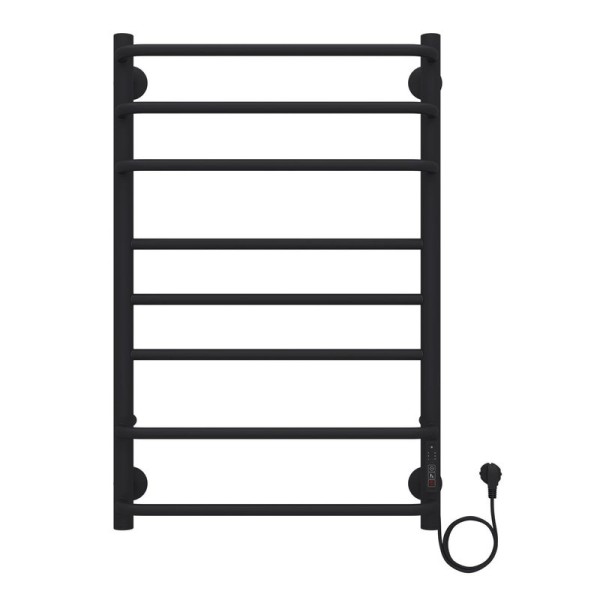 Полотенцесушитель электрический черный Azario MILAN 500/800 (AZ90858B)