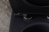 Унитаз подвесной Allen Brau Reality 4.32006.31 безободковый, с микролифтом, матовый черный