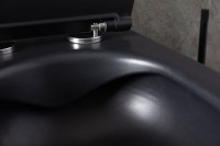 Унитаз подвесной Allen Brau Reality 4.32006.31 безободковый, с микролифтом, матовый черный