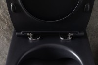 Унитаз подвесной Allen Brau Reality 4.32006.31 безободковый, с микролифтом, матовый черный