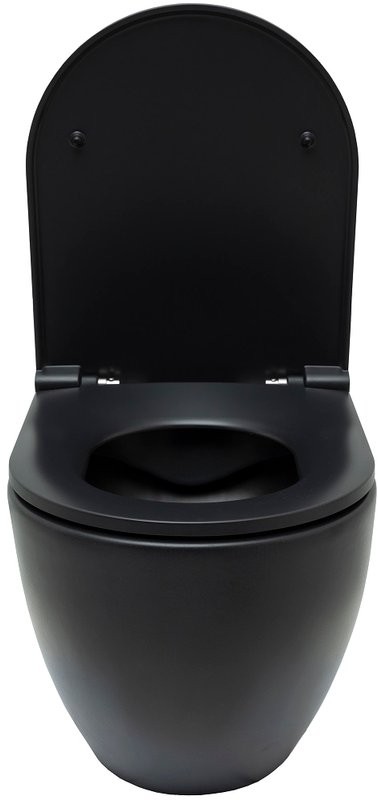 Унитаз подвесной Allen Brau Reality 4.32006.31 безободковый, с микролифтом, матовый черный