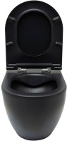 Унитаз подвесной Allen Brau Reality 4.32006.31 безободковый, с микролифтом, матовый черный