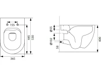 Унитаз подвесной Allen Brau Reality 4.32006.31 безободковый, с микролифтом, матовый черный